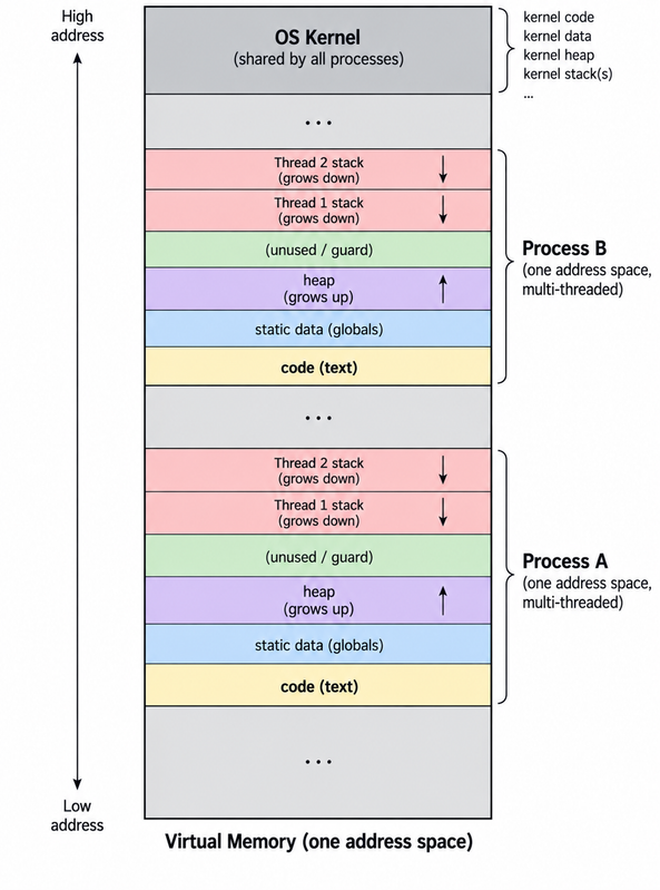 💻 CSC3150 Week 1-2 OS: Abstractions, Threads&Processes 相关图片