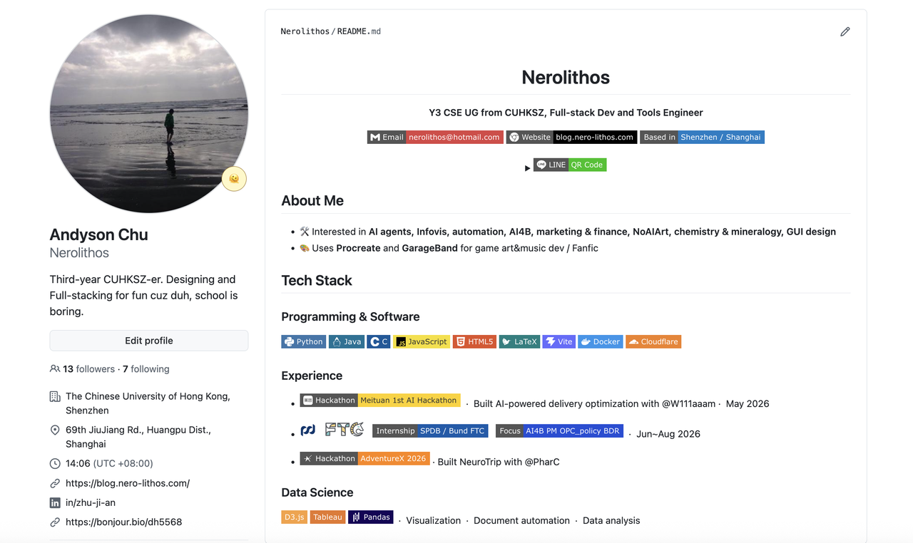 关于 GitHub 个人首页建设和功能介绍 相关图片